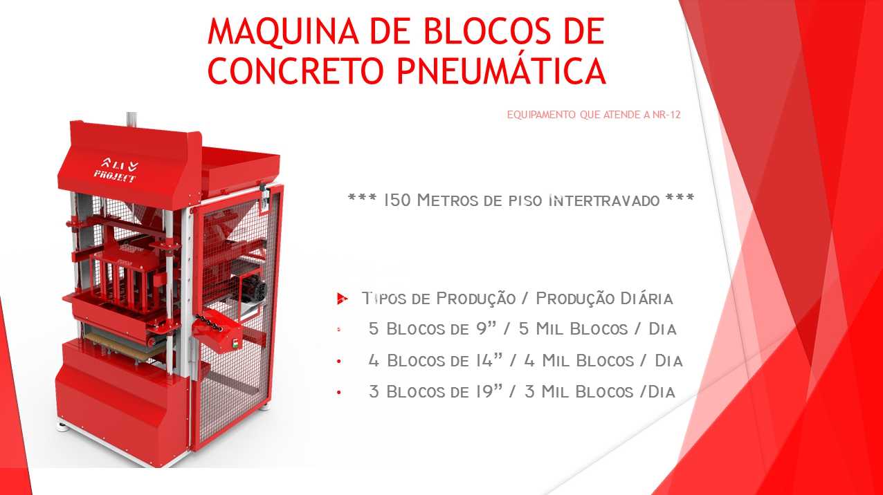 混凝土砌块机(Vibroprensa Pneumática)