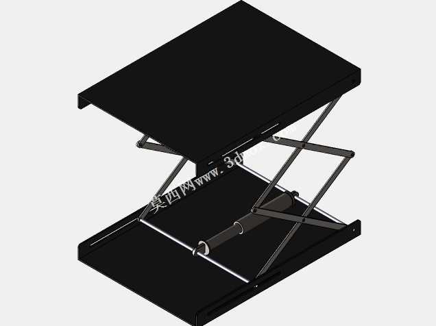 solidworks中的气动/液压剪式提升机构