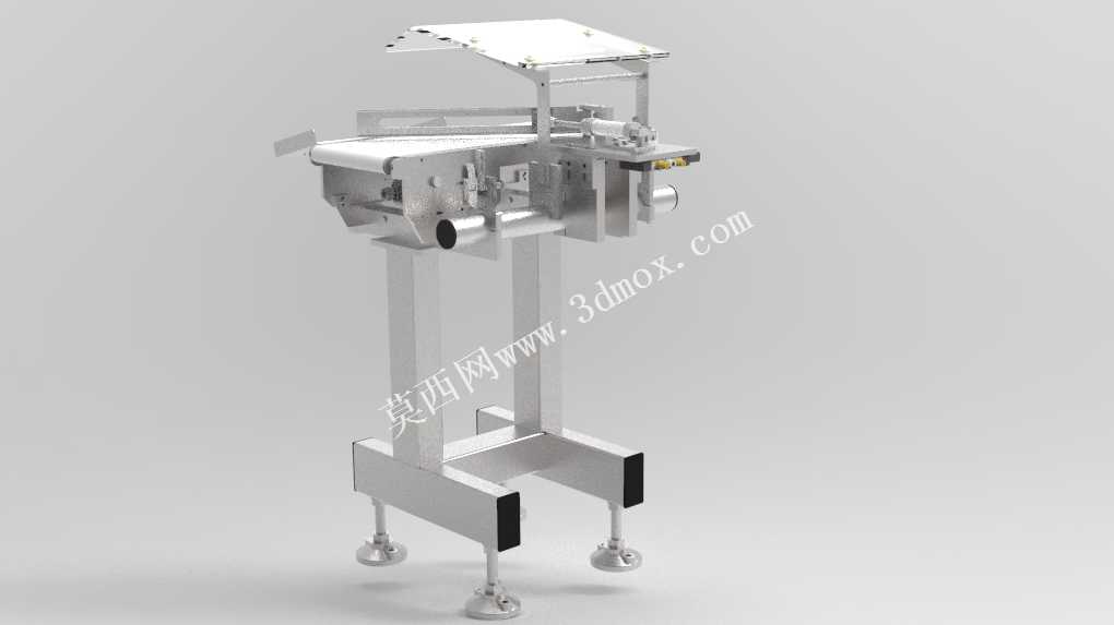 600-200pu带式输送机摆门排料器三维设计模型