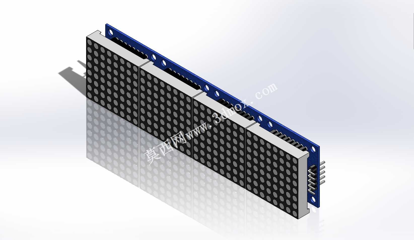 ����LED 32x8-4��ģ��8x8����MAX7219