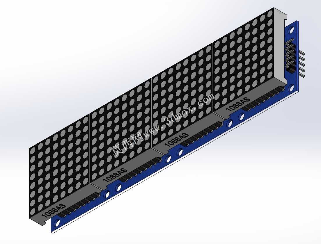 ����LED 32x8-4��ģ��8x8����MAX7219
