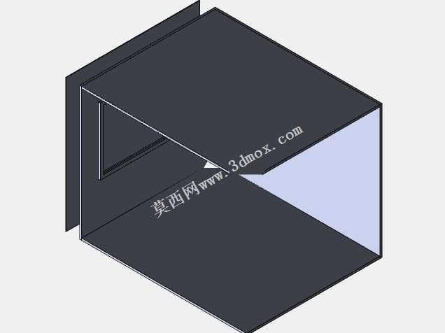 简易工作室三维模型