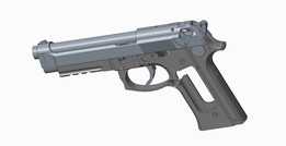 ������M92A3��ǹ�ṹ��ά��ģ