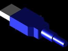 USB A公电缆