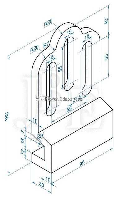 autocad para todos CAD练习12 Autodesk Inventor Pro