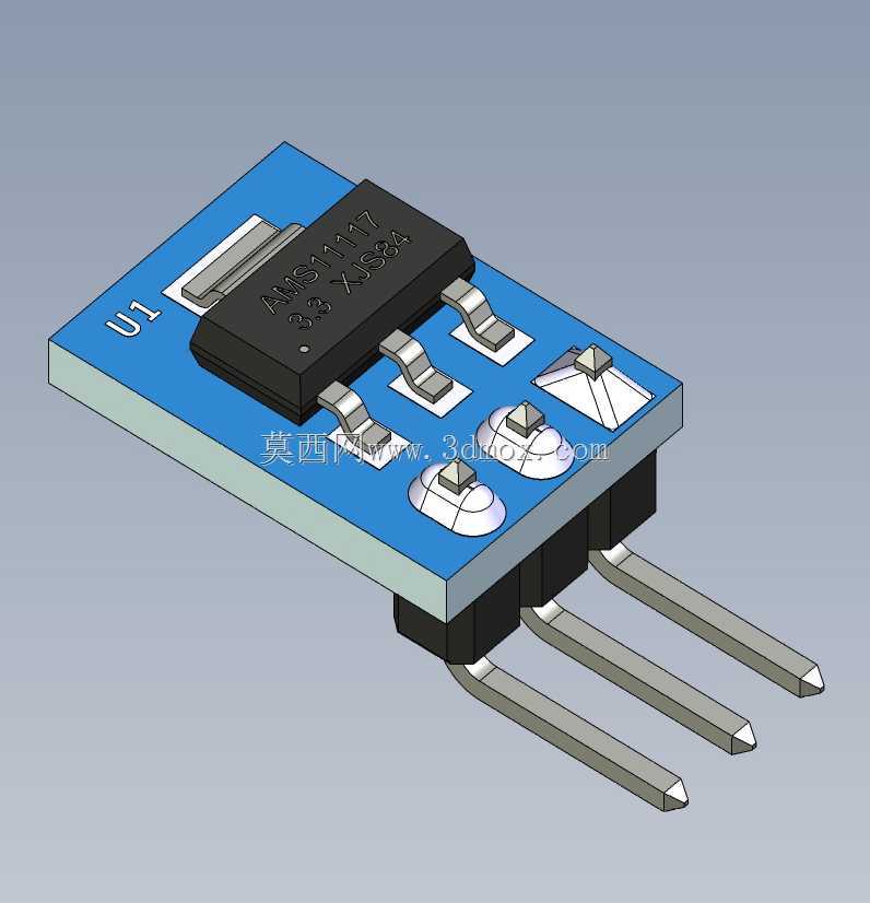 LDOģ��AMS1117 3,3V 800mA 3pin