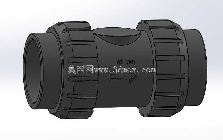 PVC止回阀63mm