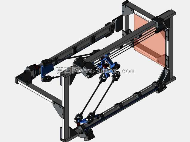 Alu-Frame RepRap Delta 3D打印机