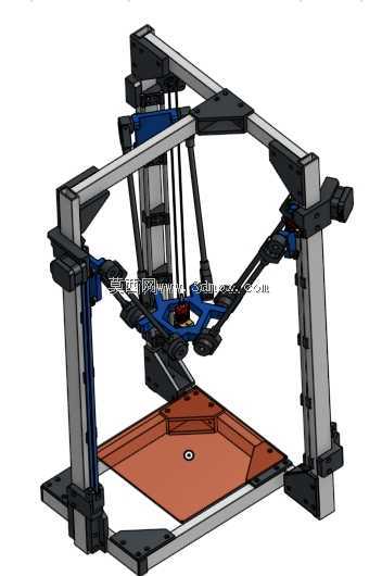 Alu-Frame RepRap Delta 3D打印机