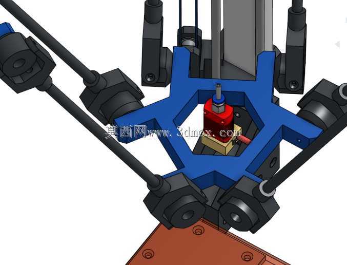 Alu-Frame RepRap Delta 3D打印机