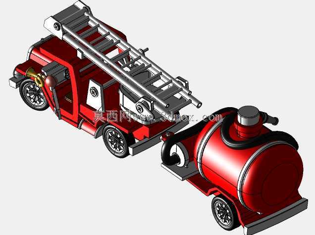 Пожарная машина. Игрушка. /玩具。消防车。