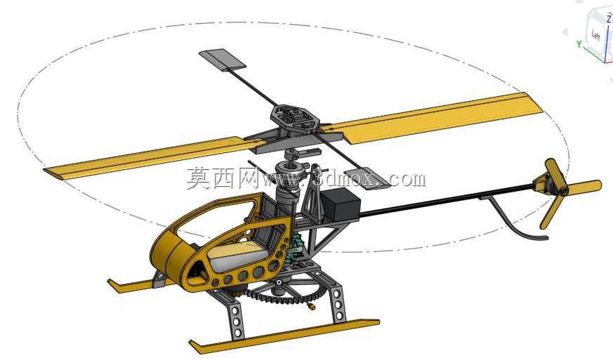 3DP RC直升机V01