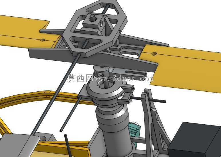 3DP RC直升机V01