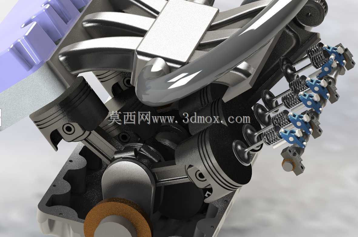 V6汽车发动机