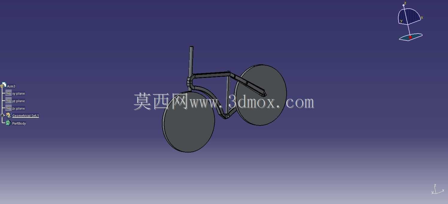 碳框自行车