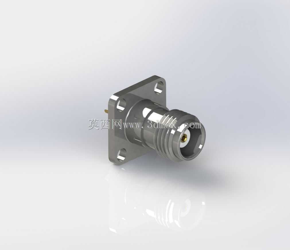 Amphenol 11 GHz TNC同轴17.5mm 4孔法兰连接器