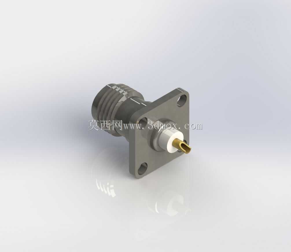 Amphenol 11 GHz TNC同轴17.5mm 4孔法兰连接器