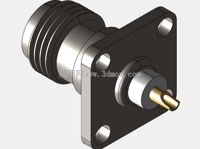 Amphenol 11 GHz TNC同轴17.5mm 4孔法兰连接器