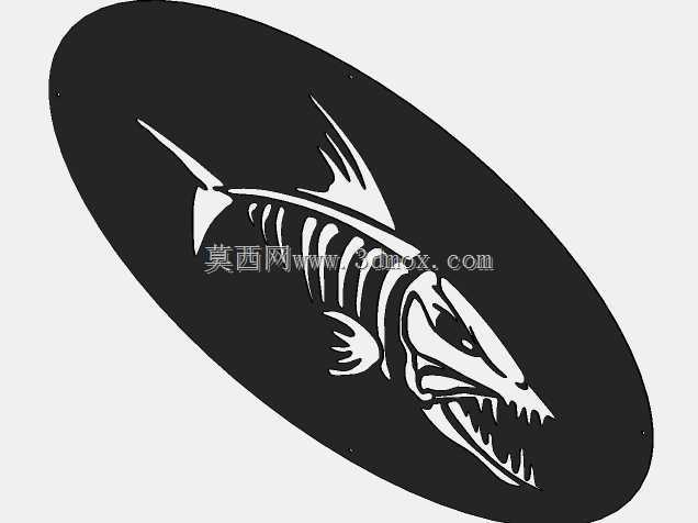 鱼骨架