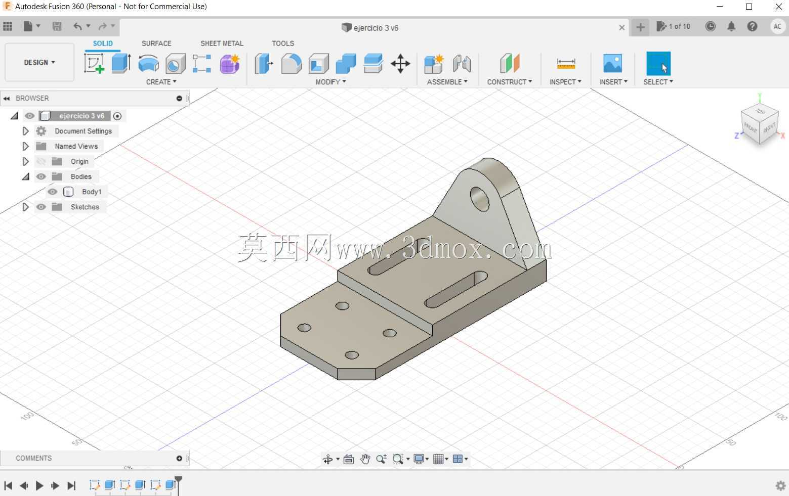 ѧϰcadcam CAD��ϰ3 Autodesk Fusion 360
