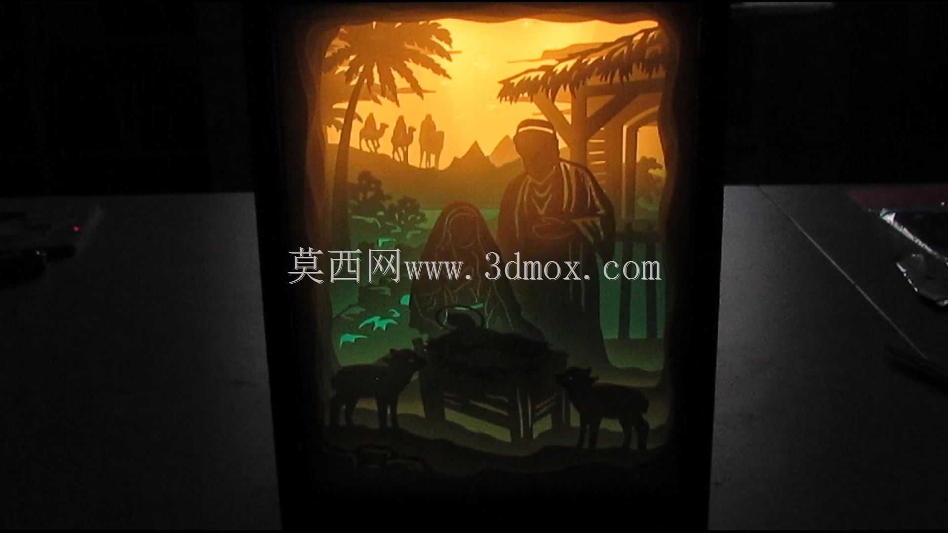 pesebre lampara灯箱