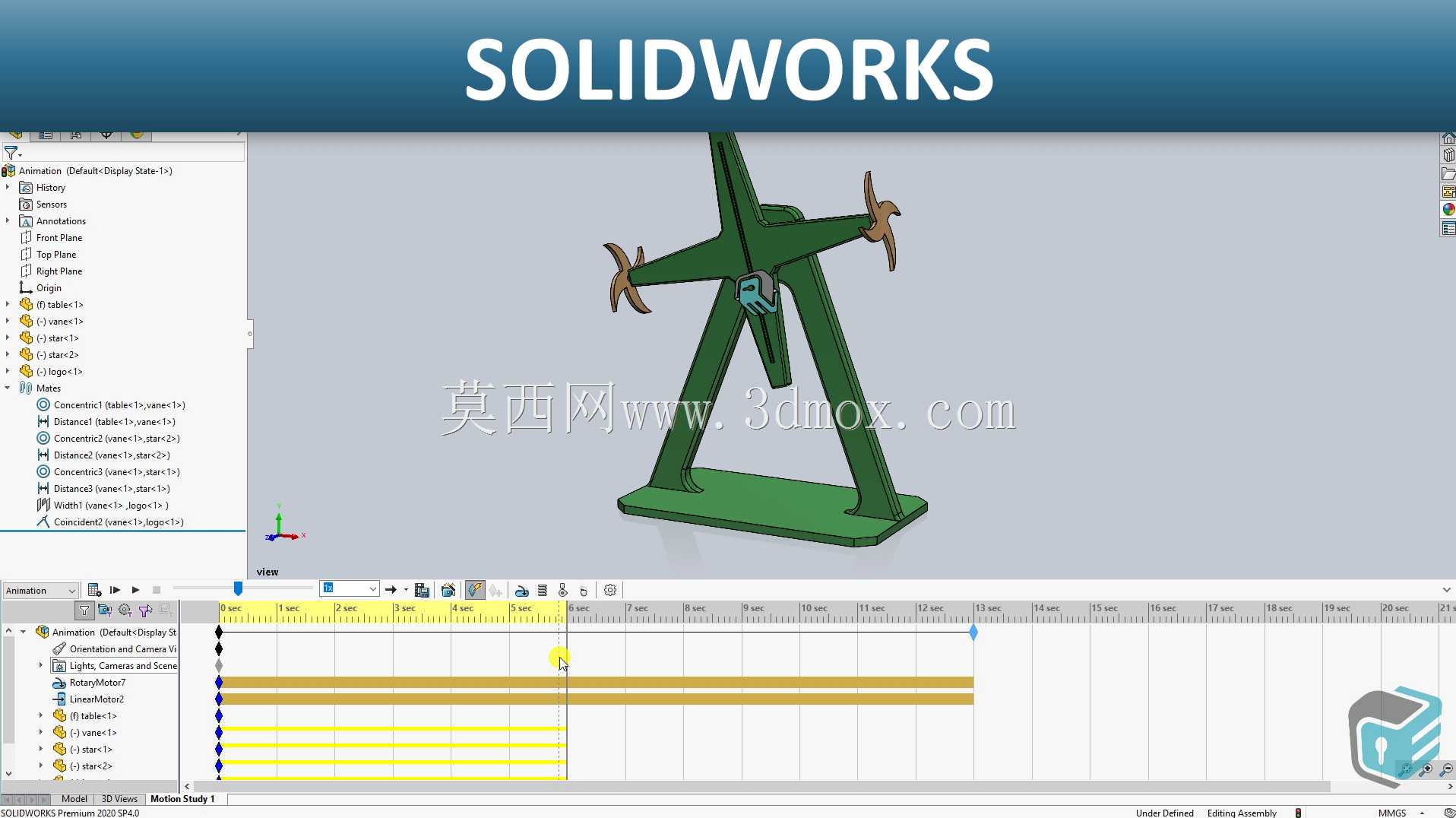 SOLIDWORKS-创建动画