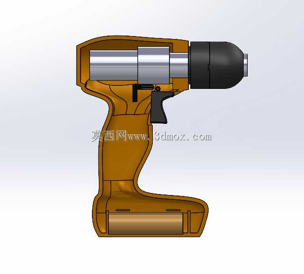 BLACK+DECKER 8V钻机/驱动器CAD模型