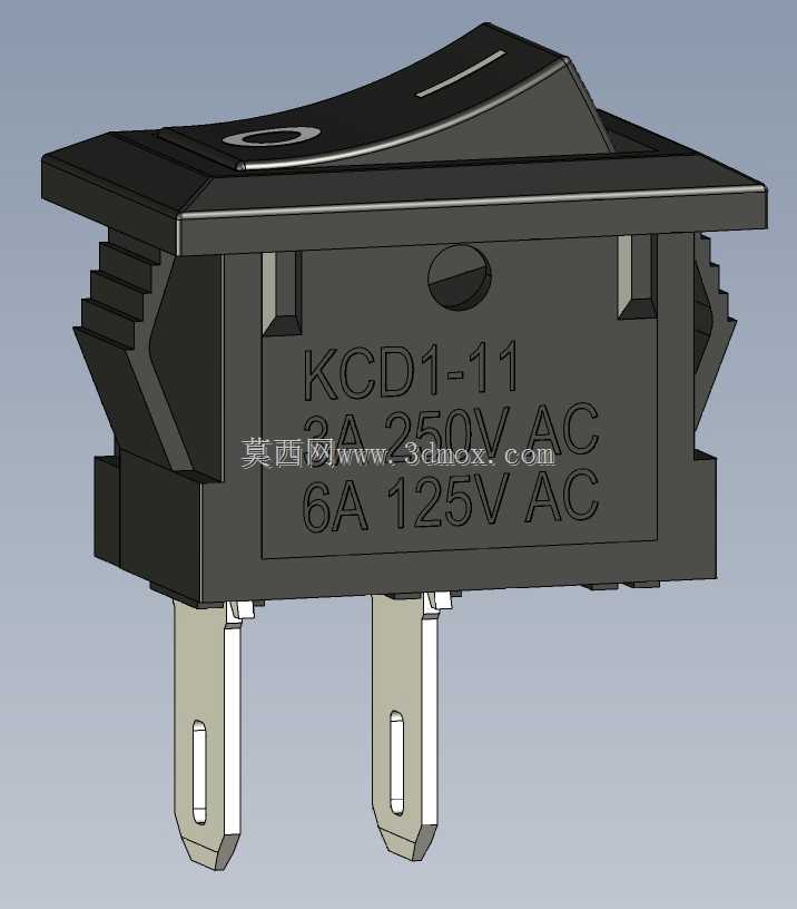 摇臂开关KCD1-11 2pin(15mm x 10,5mm)