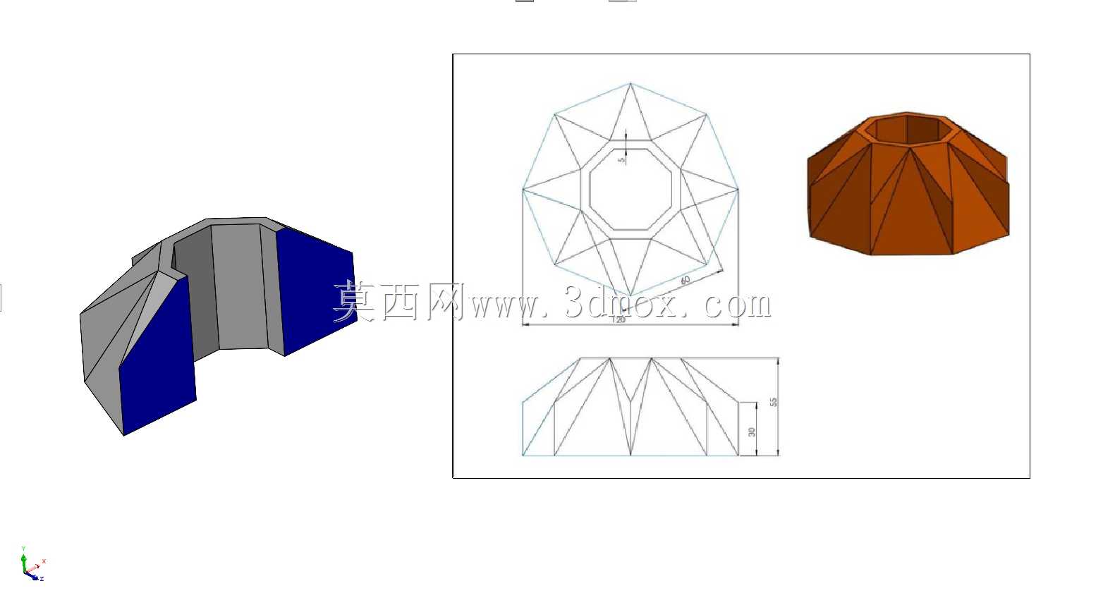SOLIDWORKS练习表面基础