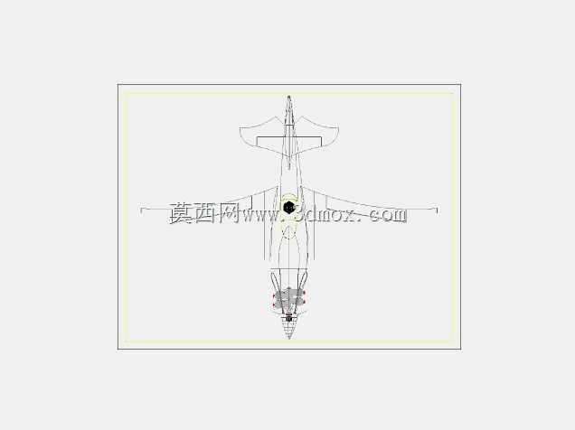 RC高速飞机概念图×3米翼展
