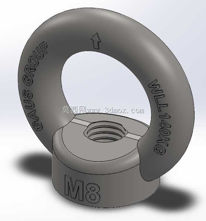 有眼螺母M8 DIN582