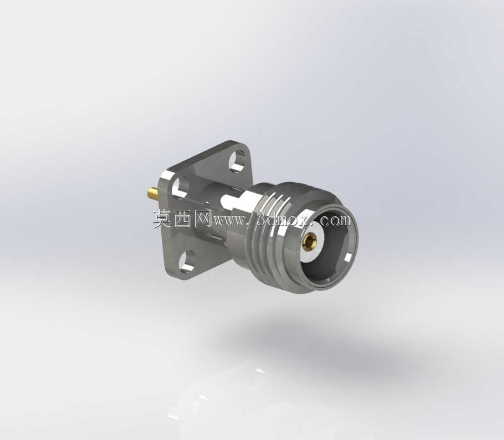 Amphenol 11 GHz TNC同轴12.7mm 4孔法兰连接器