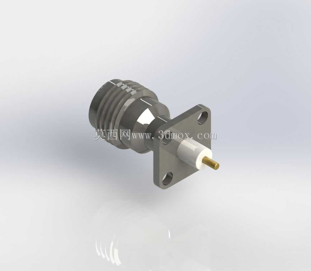 Amphenol 11 GHz TNC同轴12.7mm 4孔法兰连接器