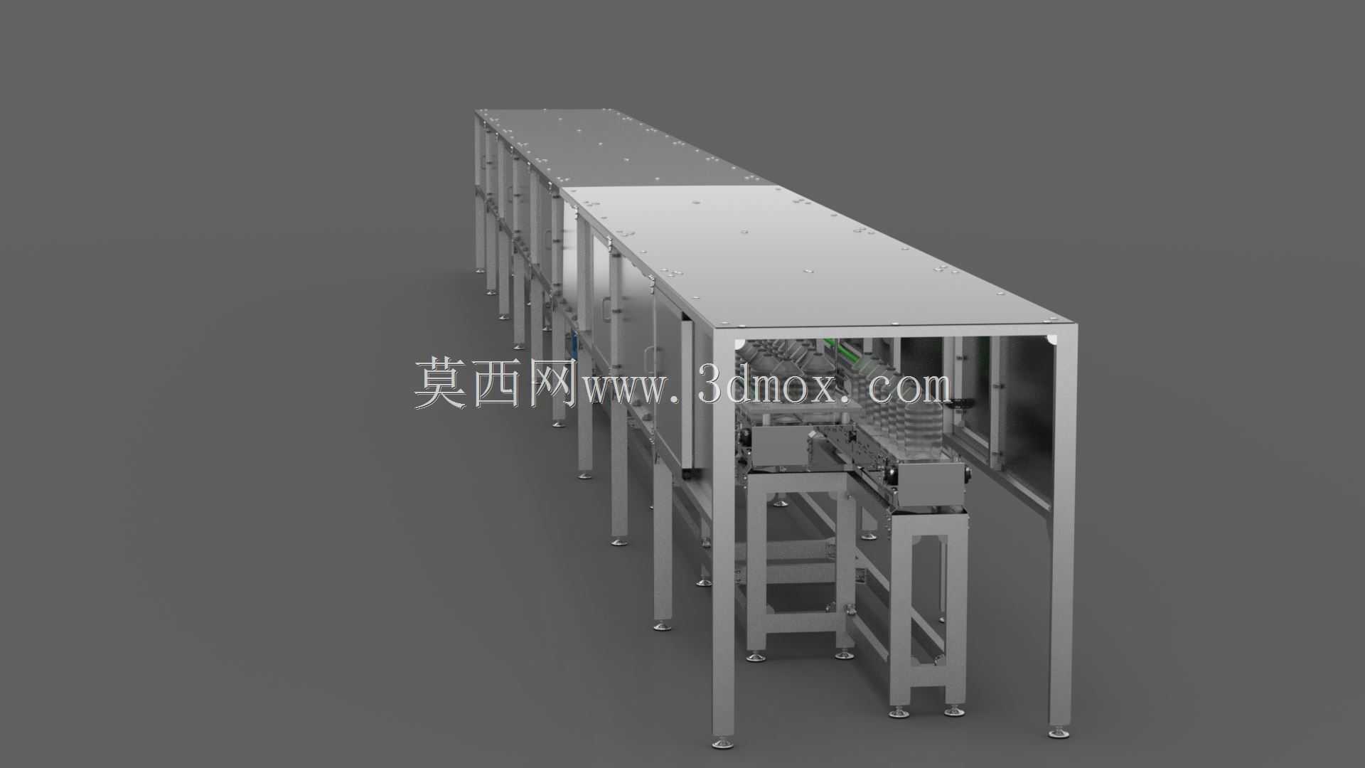 不锈钢三模块输送带