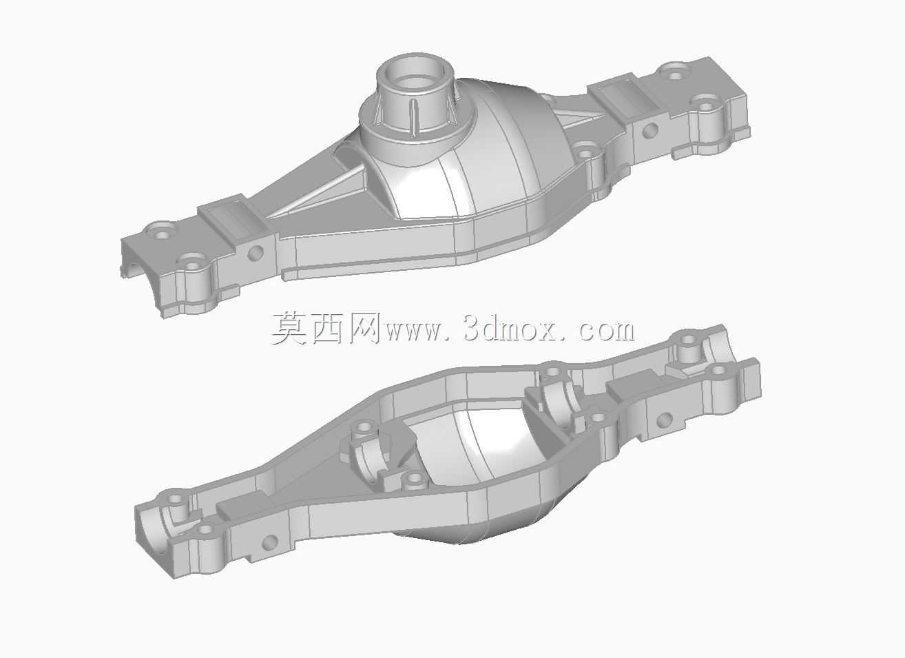 3D可打印Tamiya 1/14 RC卡车后轴