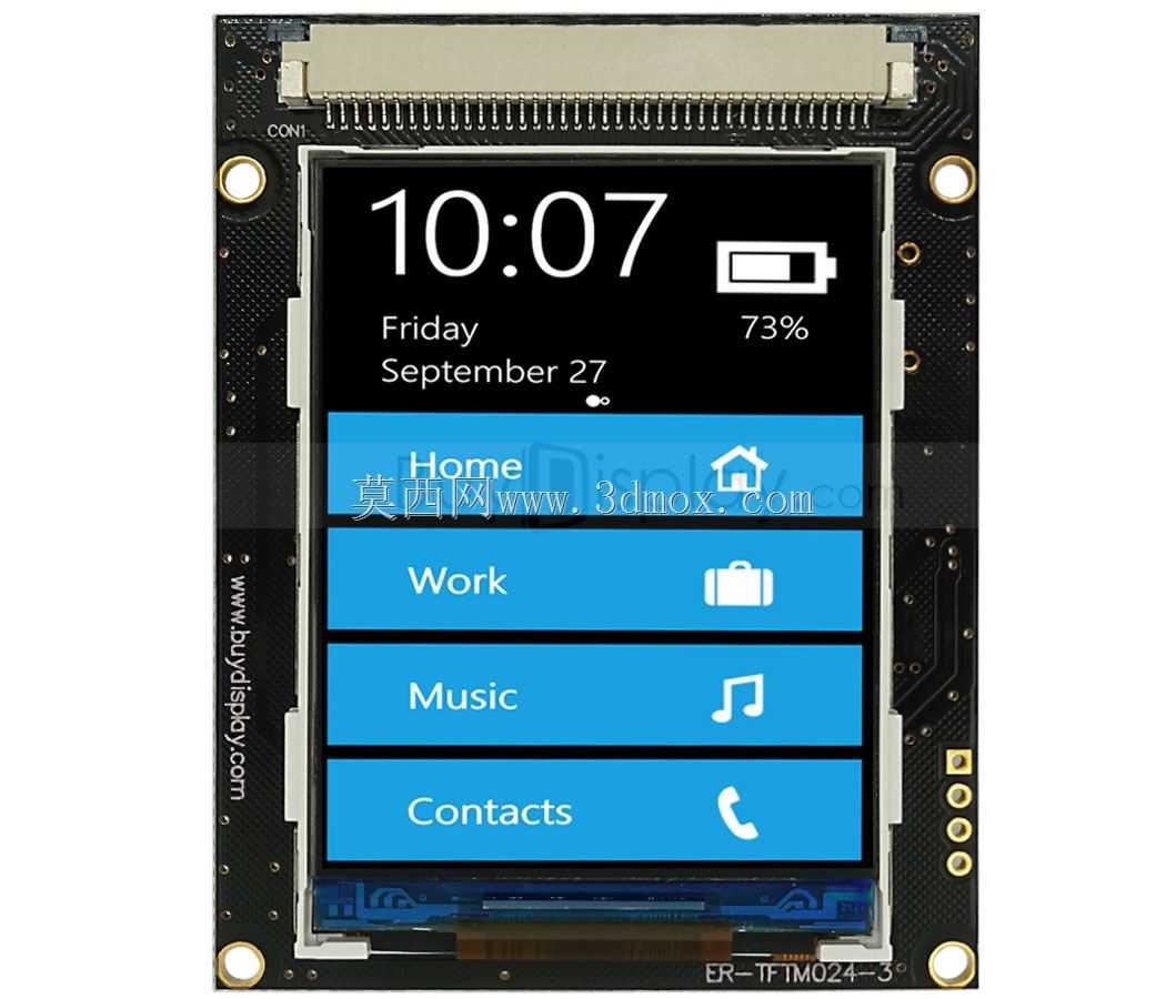 QVGA 2.4英寸TFT LCD触摸屏320x240串行模块显示屏,ILI9341