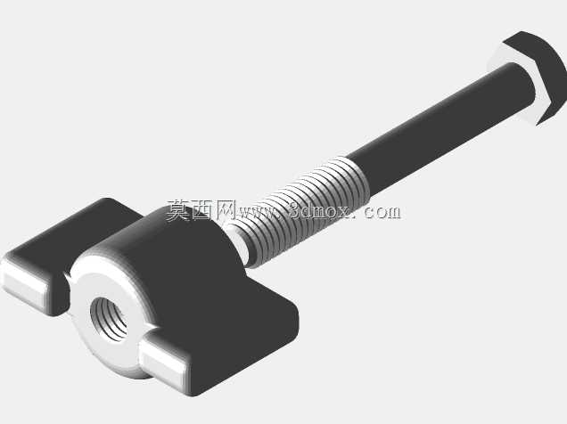 M6X50��˨������ĸ.STL