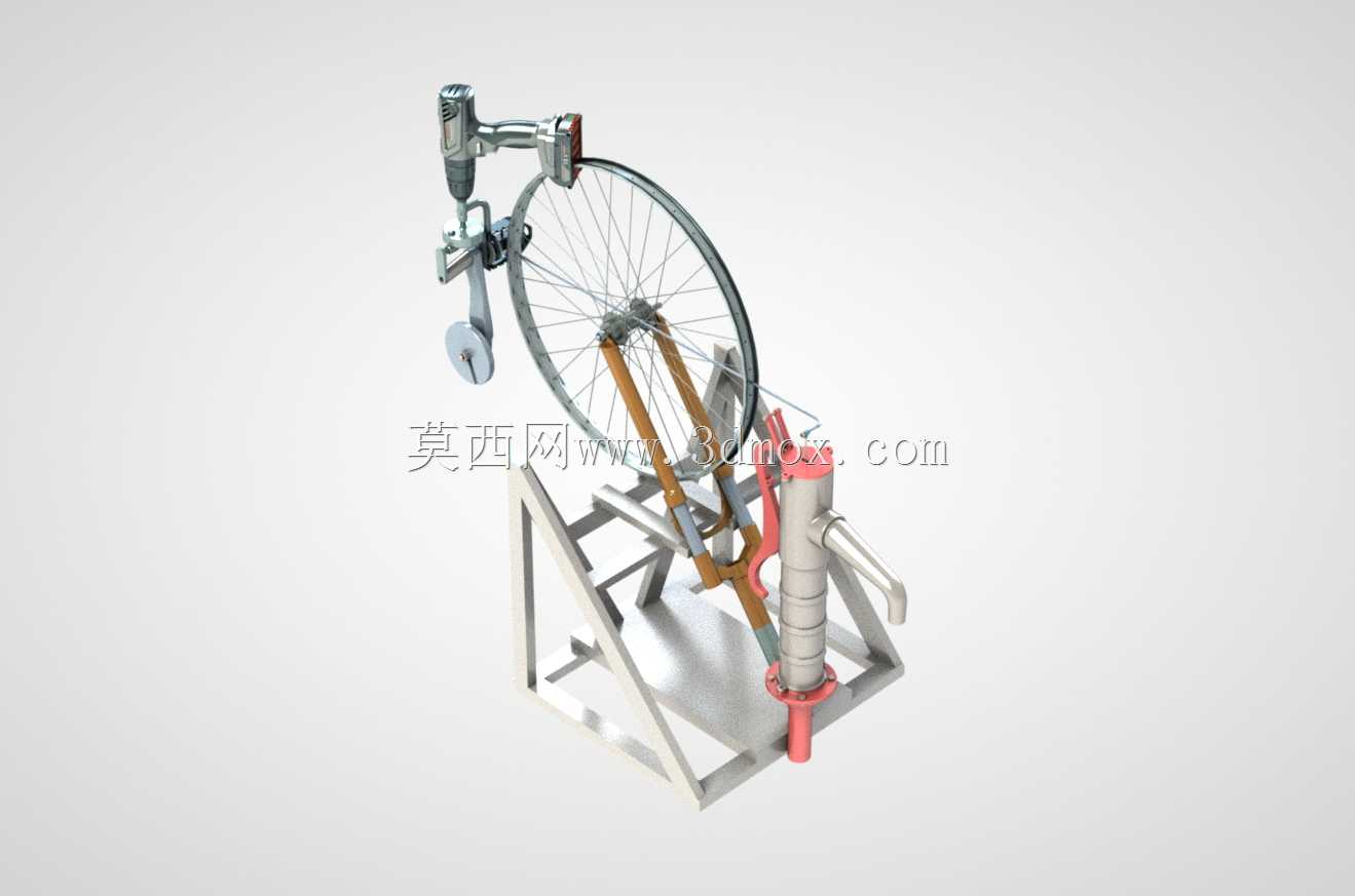 电动版双摆机构的水泵驱动