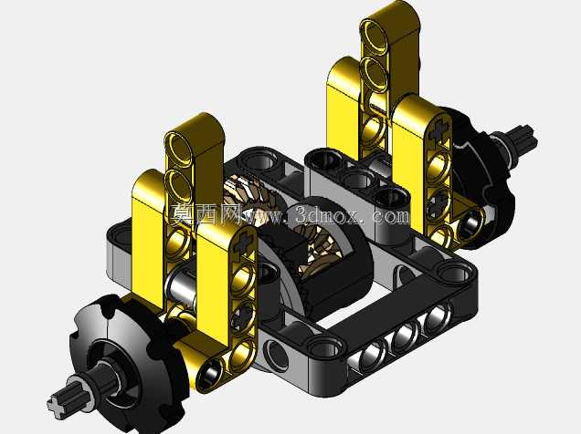 乐高技术动力传动系统-SolidWorks运动分析