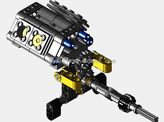 乐高技术动力传动系统-SolidWorks运动分析