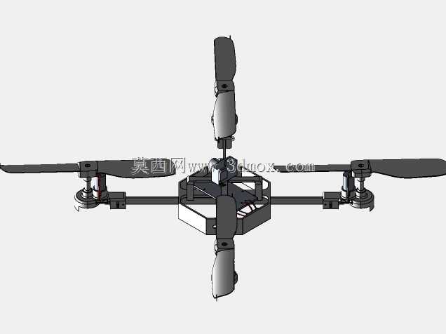 有刷电机上的Quadrocopter