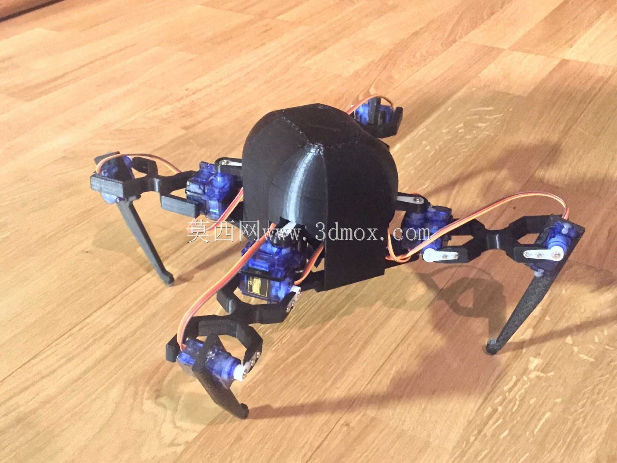 蜘蛛机器人(v1.0)GS90伺服四足动物STM32f103