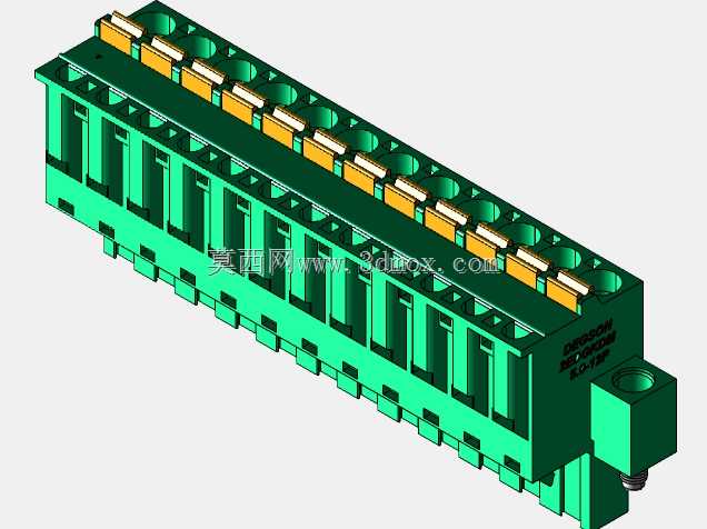 DEGSON 2EDG(M)系列5.0mm螺纹锁紧可插拔接线盒组
