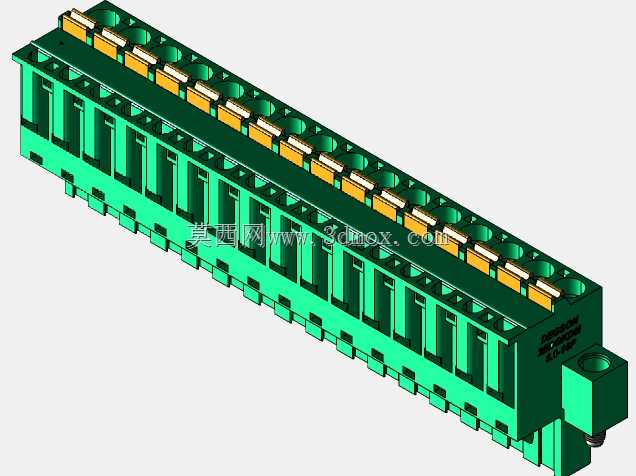 DEGSON 2EDG(M)系列5.0mm螺纹锁紧可插拔接线盒组