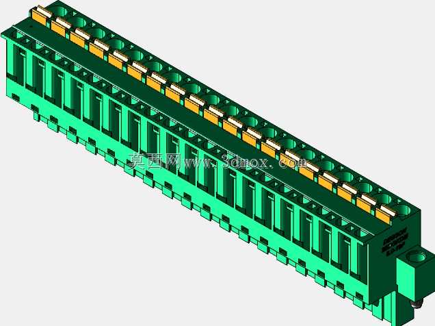 DEGSON 2EDG(M)系列5.0mm螺纹锁紧可插拔接线盒组