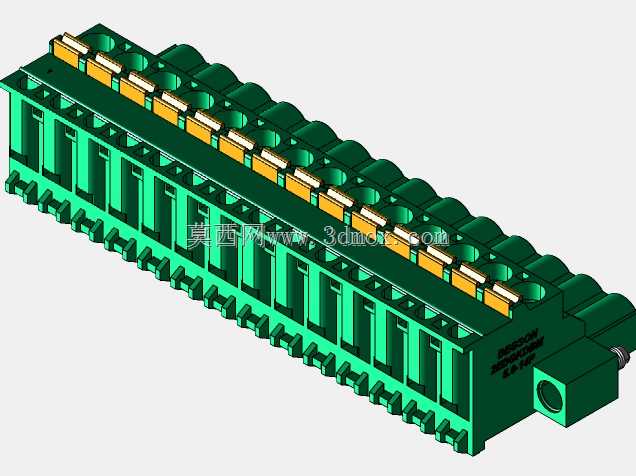 DEGSON 2EDG(M)系列5.0mm螺纹锁紧可插拔接线盒组
