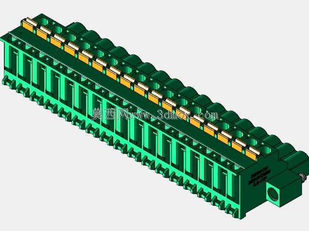 DEGSON 2EDG(M)系列5.0mm螺纹锁紧可插拔接线盒组