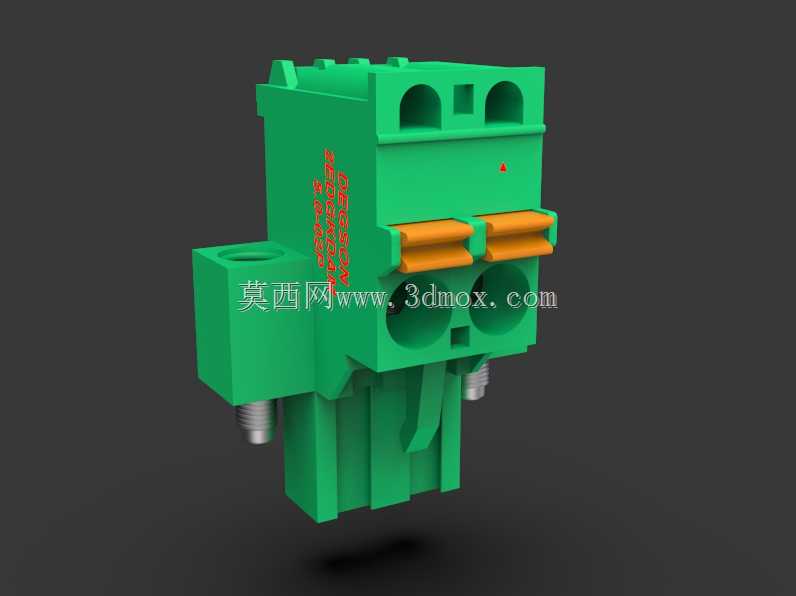 DEGSON 2EDG(M)系列5.0mm螺纹锁紧可插拔接线盒组