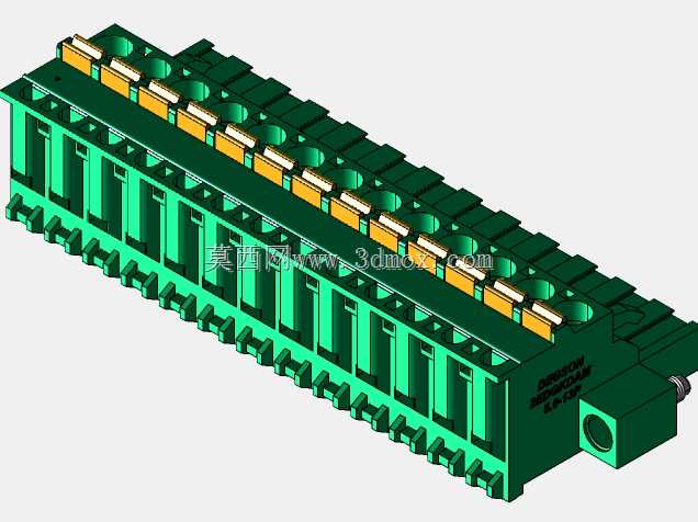 DEGSON 2EDG(M)系列5.0mm螺纹锁紧可插拔接线盒组