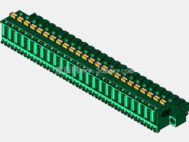 DEGSON 2EDG(M)系列5.0mm螺纹锁紧可插拔接线盒组